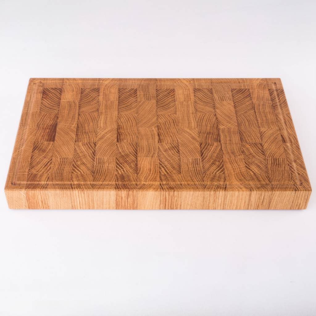 Kopfholz-Schneidebrett aus Eiche